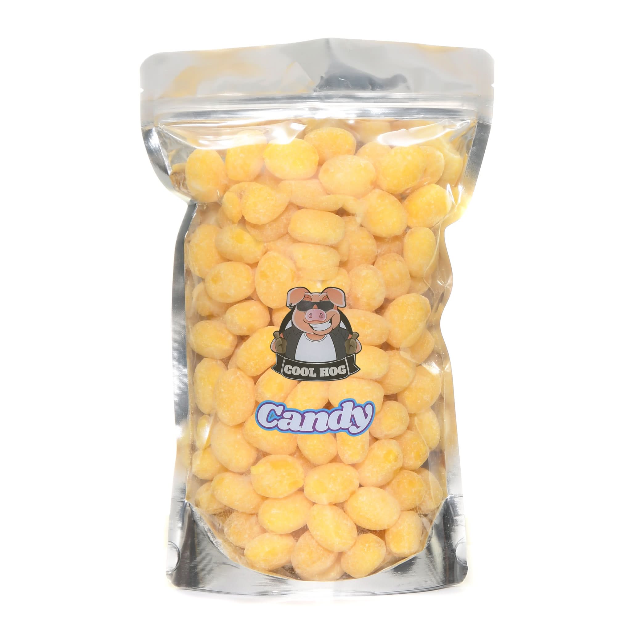 Traditional Lemon Sherbet Candy Resealable Bag - 1KG - Cool Hog Snacks