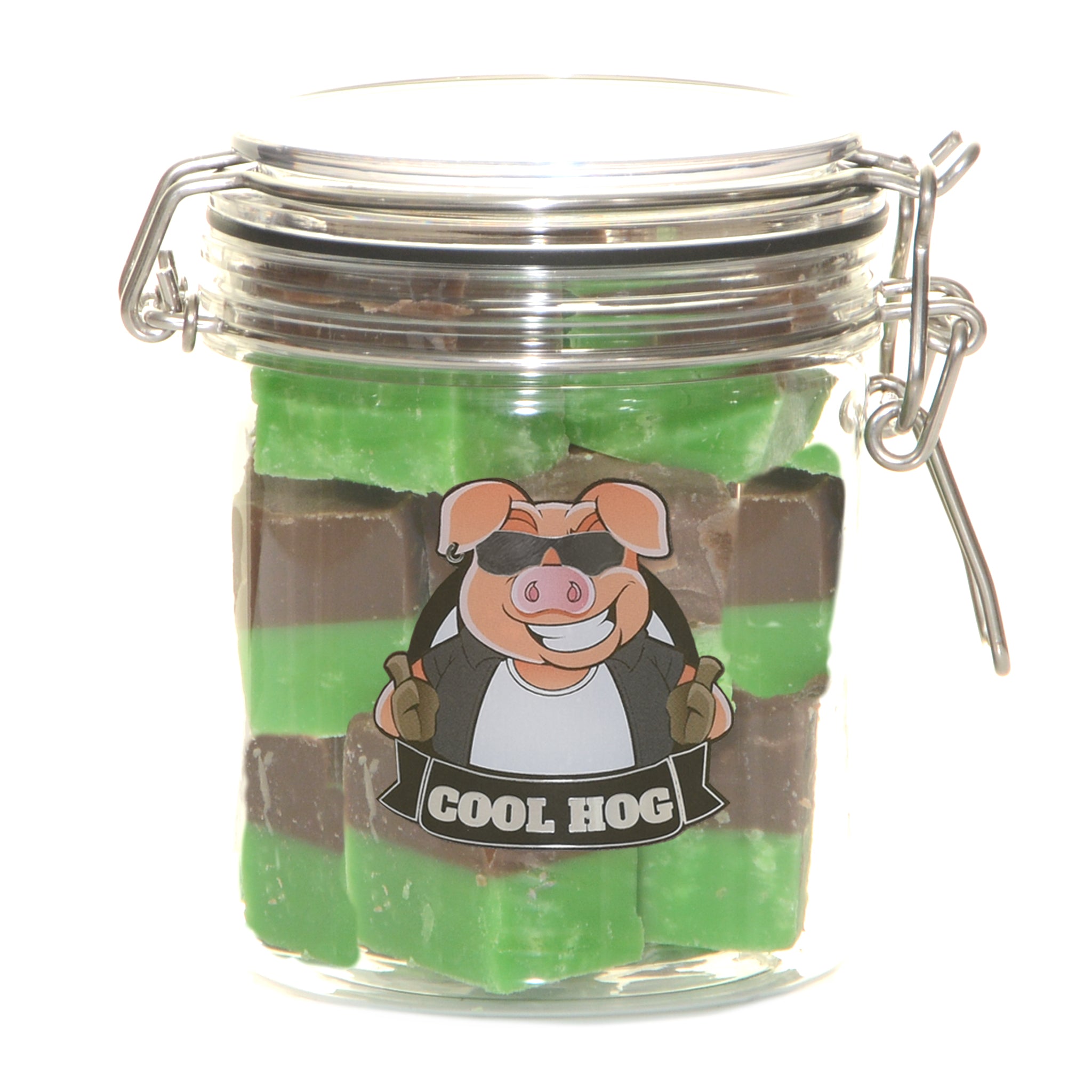 Mint Chocolate Flavour Handmade Fudge Jar (Early Access) - Cool Hog Snacks