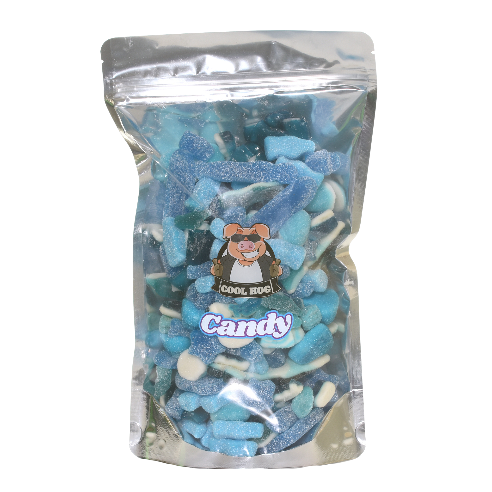 Sky's The Limit Blue Fizzy Mix Candy Resealable Bag - 1KG - Cool Hog Snacks