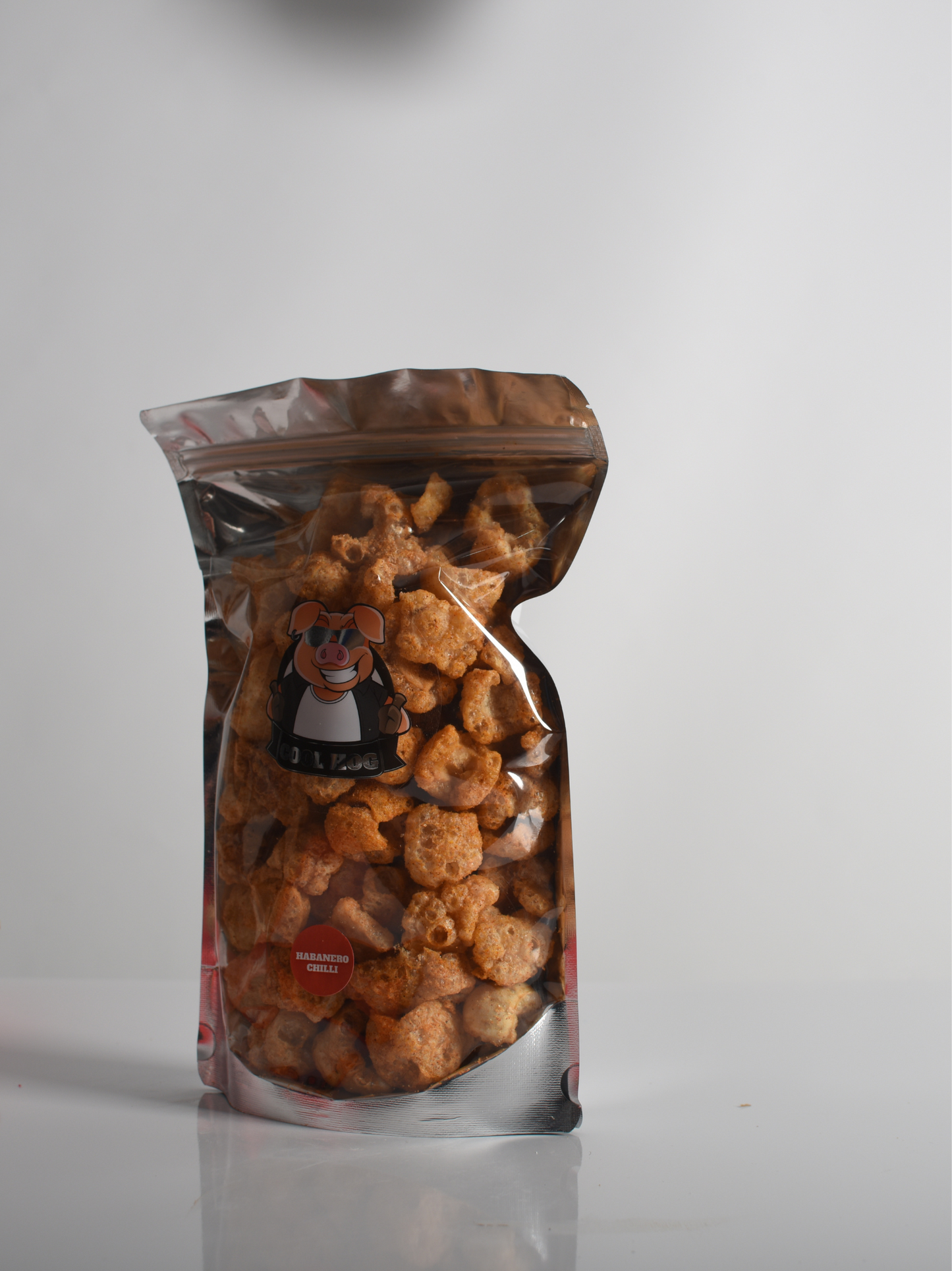 Habanero Chilli Flavour Pork Scratching Resealable Bag
