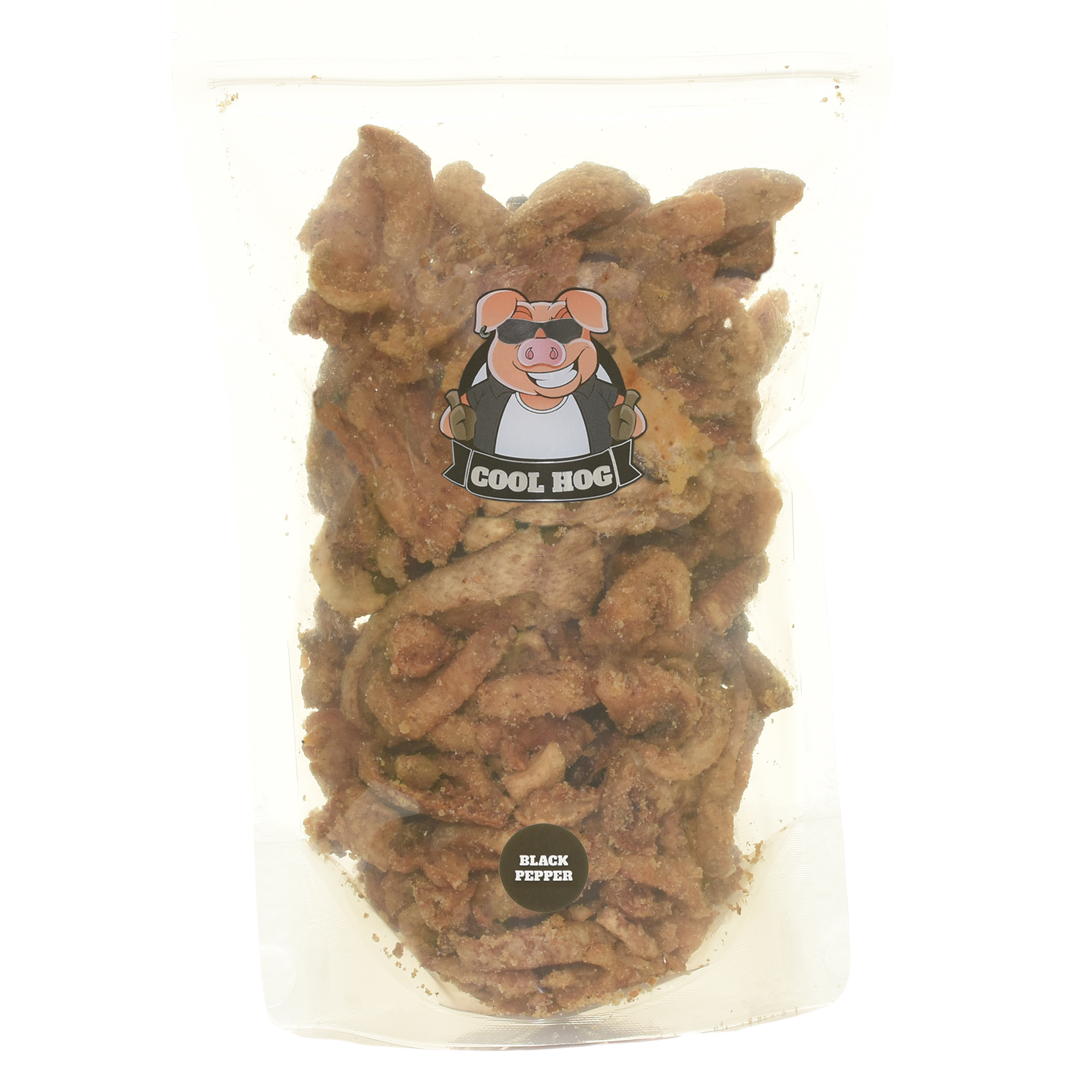 Salt & Cracked Black Pepper Flavour Pork Scratching Jar Refill - Cool Hog Snacks