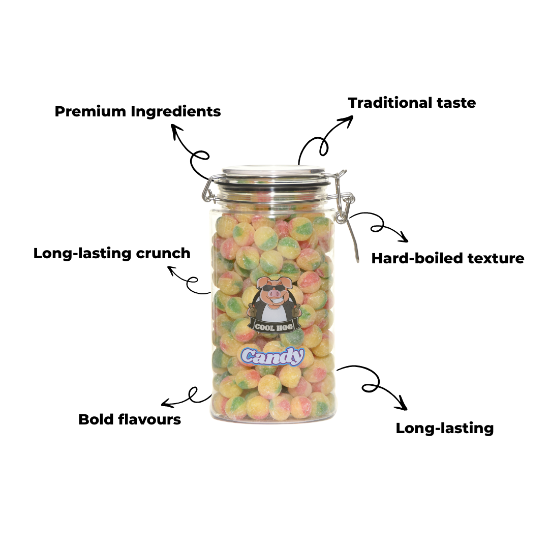 Traditional Rosey Apples Candy Gifting Jar - Cool Hog Snacks