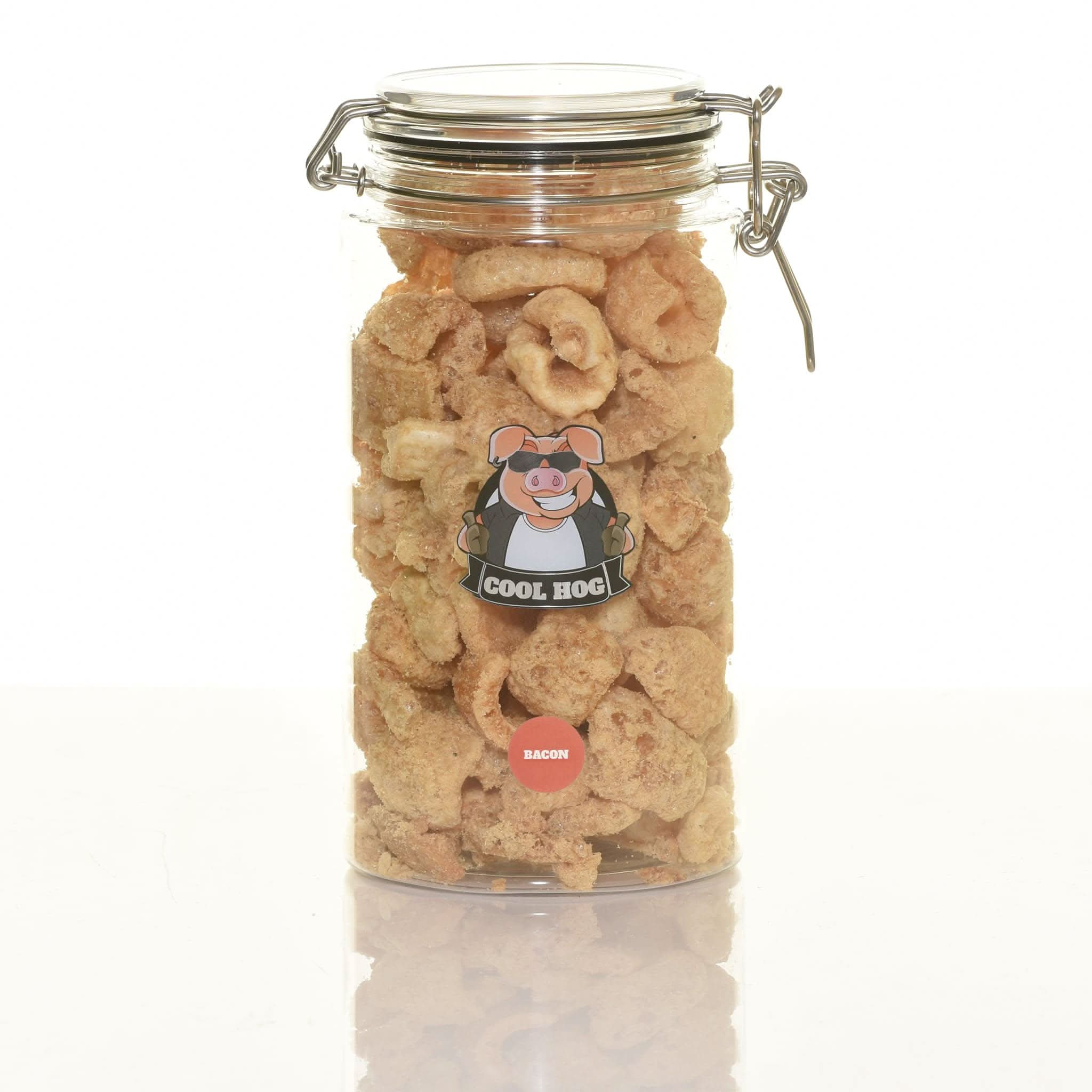 Bacon Flavour Pork Scratching Jar - Cool Hog Snacks
