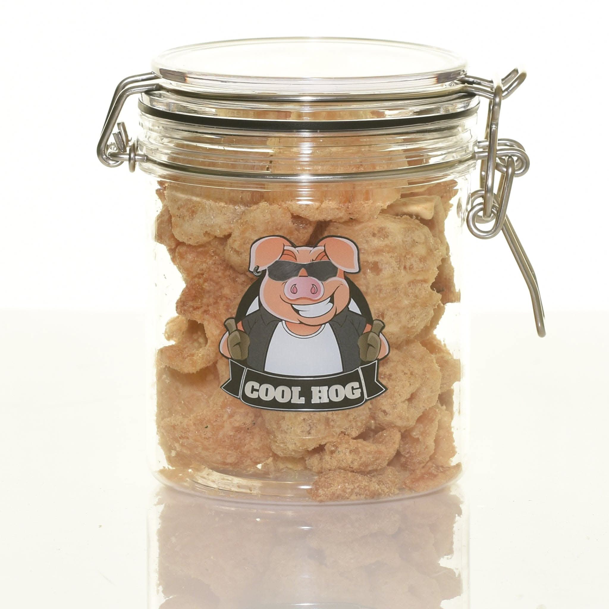 Bacon Flavour Pork Scratching Jar - Cool Hog Snacks