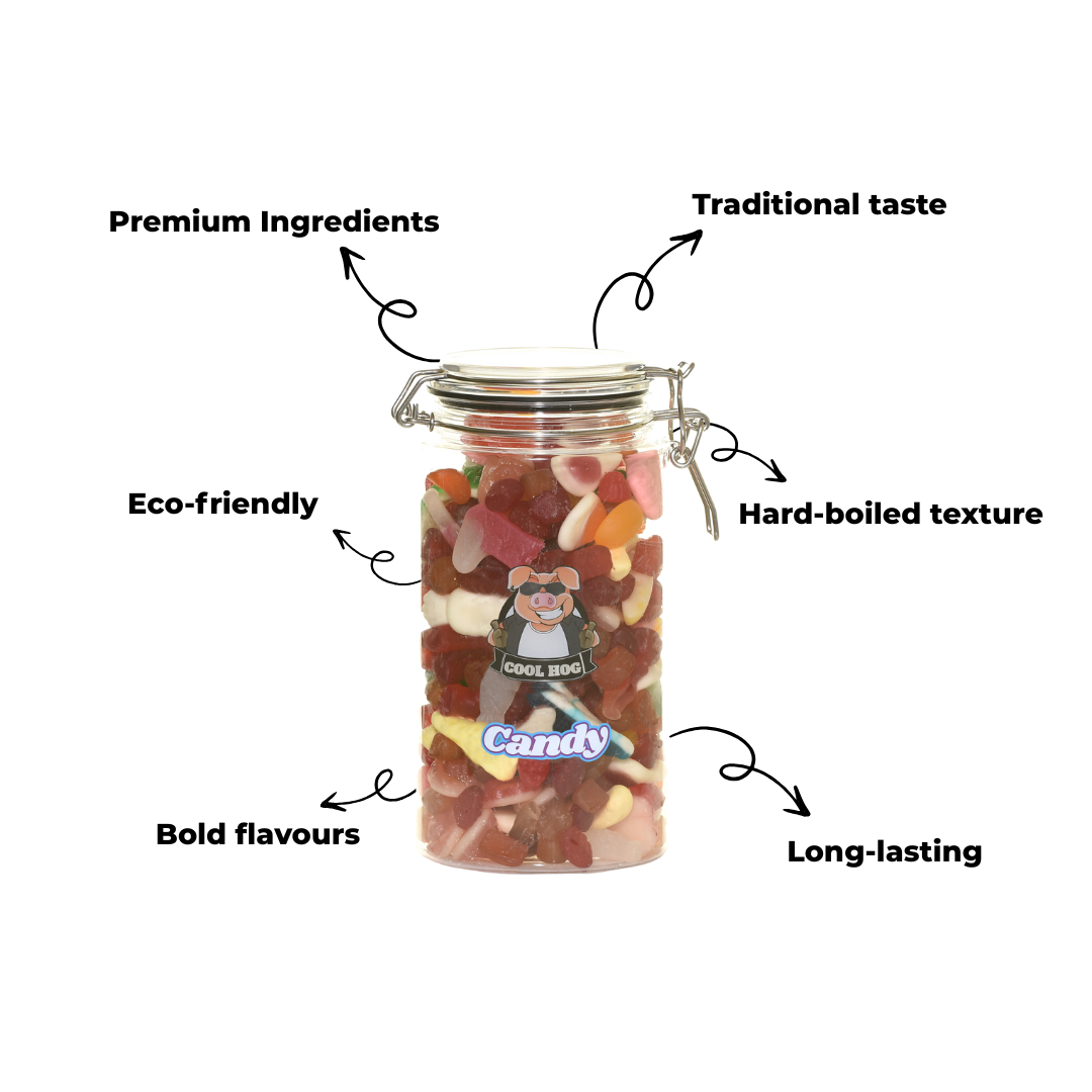 Make it Rainbow Jelly Mix Candy Gifting Jar - Cool Hog Snacks