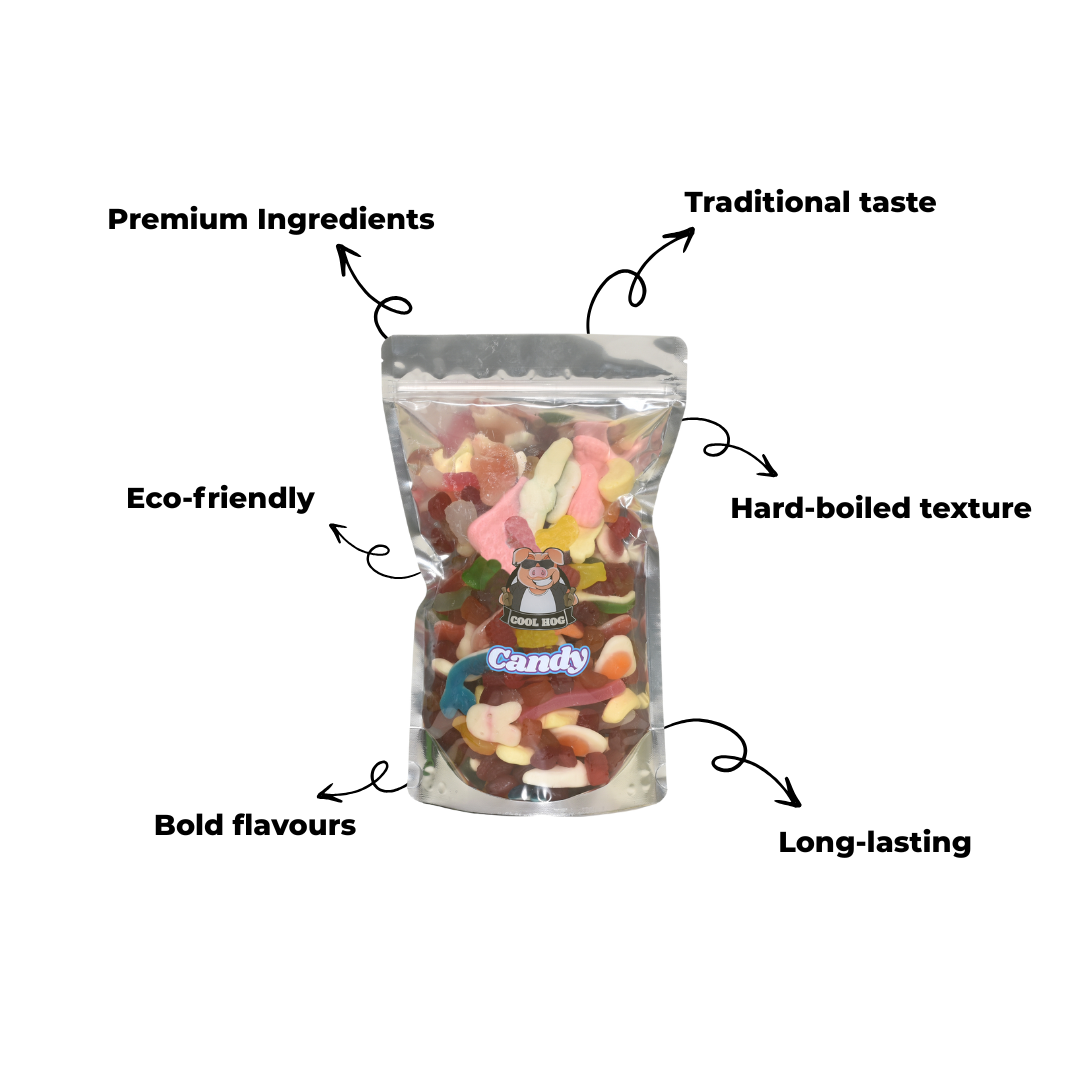 Make It Rainbow Jelly Mix Candy Resealable Bag - 1KG - Cool Hog Snacks