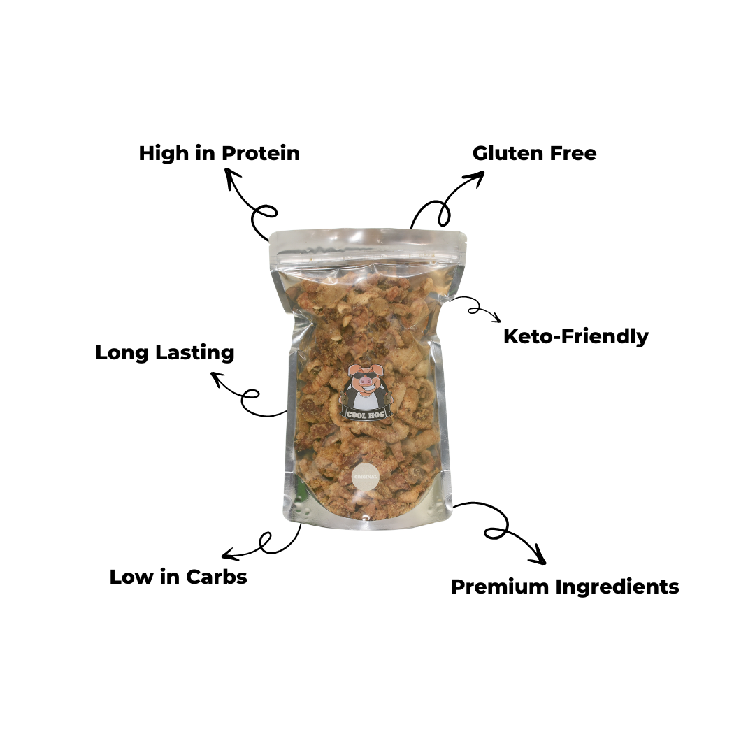 Original Flavour Pork Scratching Jar Refill - Cool Hog Snacks