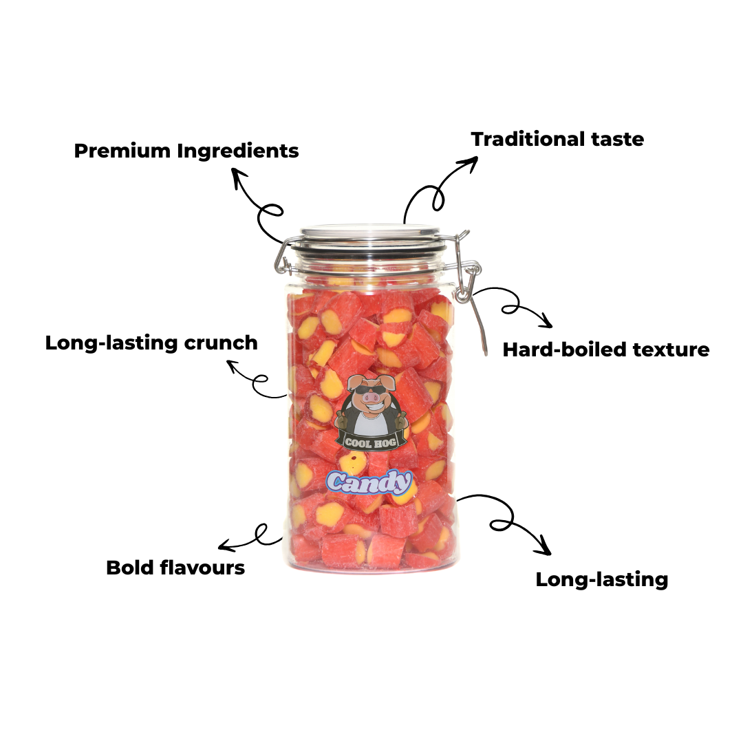 Traditional Pineapple Rock Candy Gifting Jar