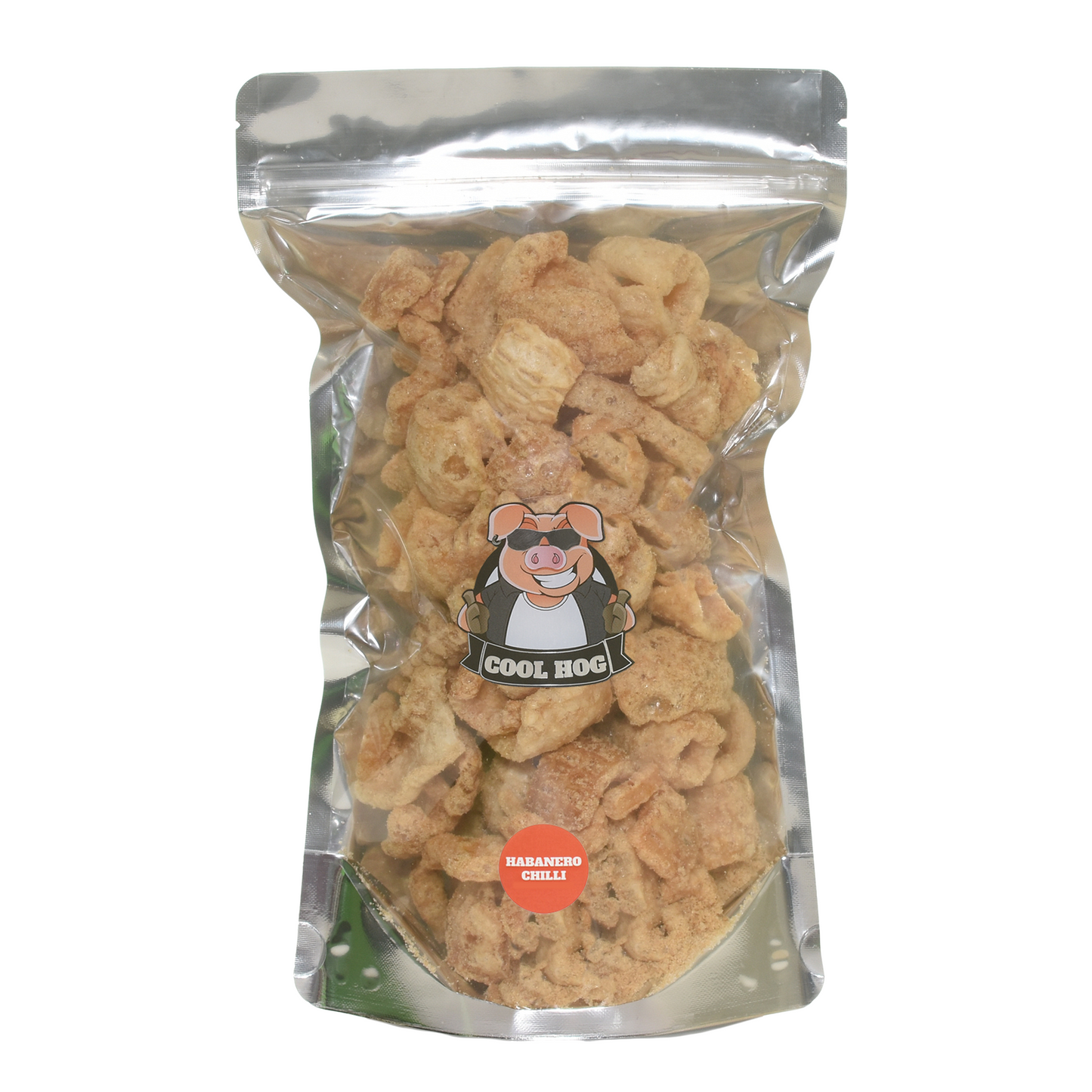 Habanero Chilli Flavour Pork Scratching Resealable Bag