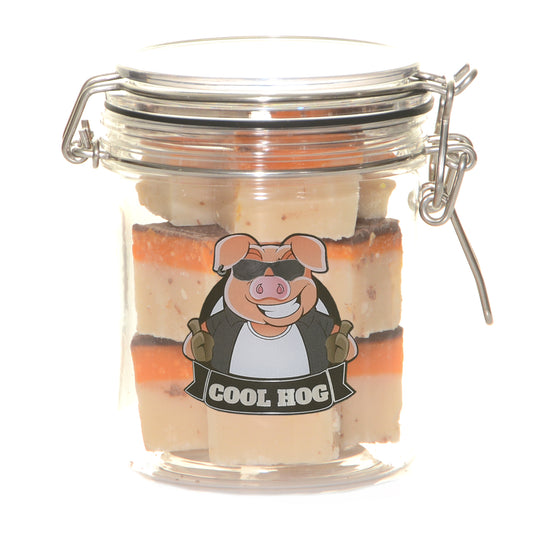 Jaffa Cake Flavour Handmade Fudge Jar