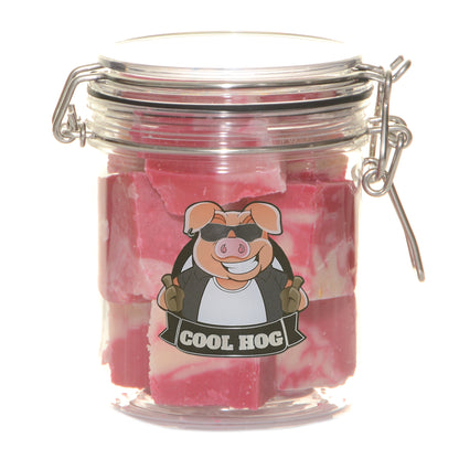 Pink Gin Flavour Handmade Fudge Jar