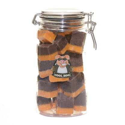 Chocolate Orange Flavour Handmade Fudge Jar