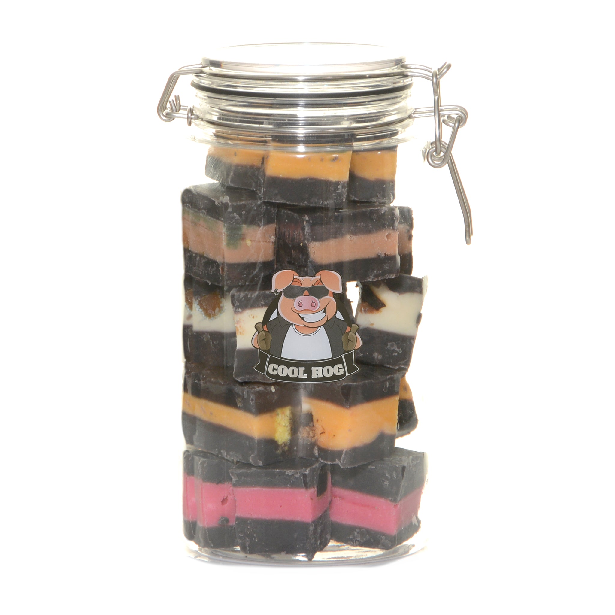 Liquorice Allsorts Flavour Handmade Fudge Jar (Early Access) - Cool Hog Snacks