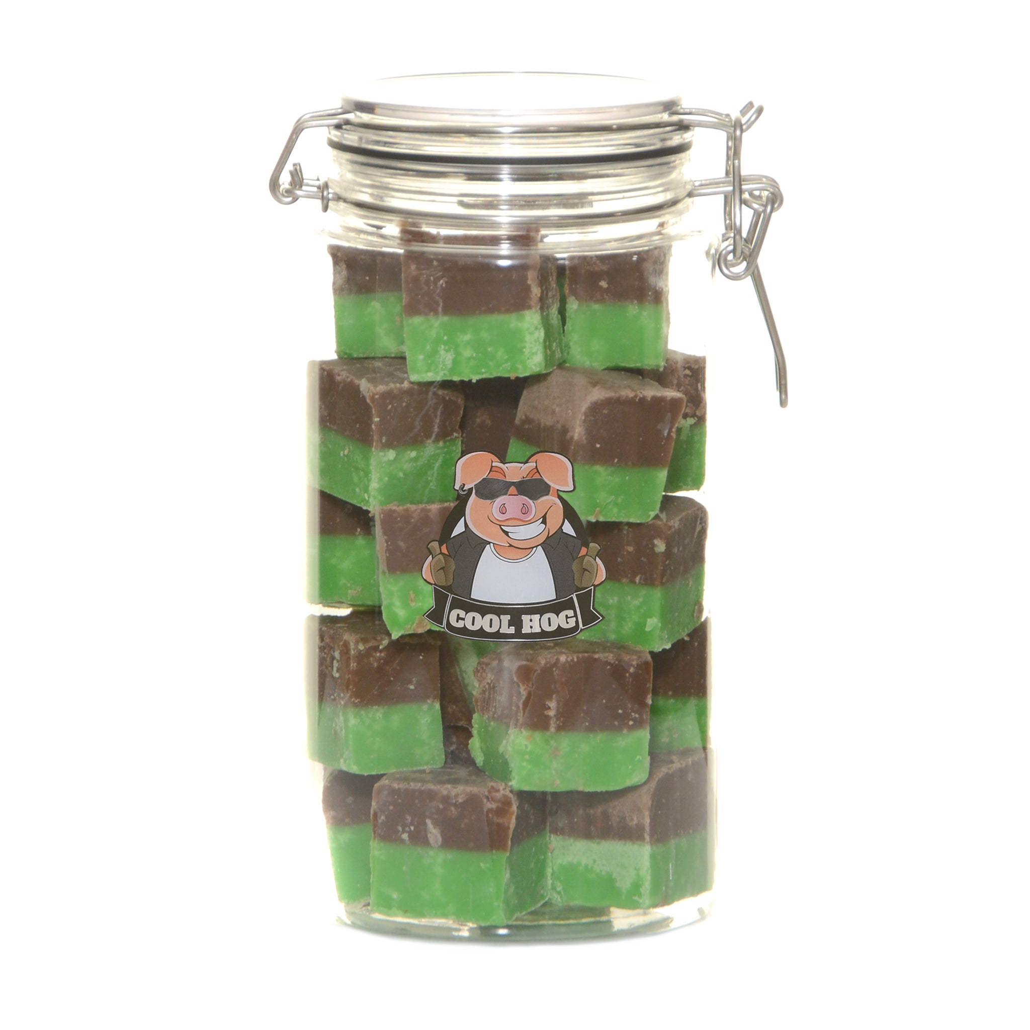 Mint Chocolate Flavour Handmade Fudge Jar (Early Access) - Cool Hog Snacks