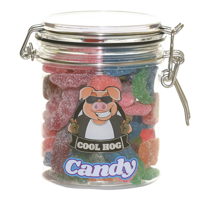 Vegan Assorted Fizzy Mix Candy Gifting Jar - Cool Hog Snacks