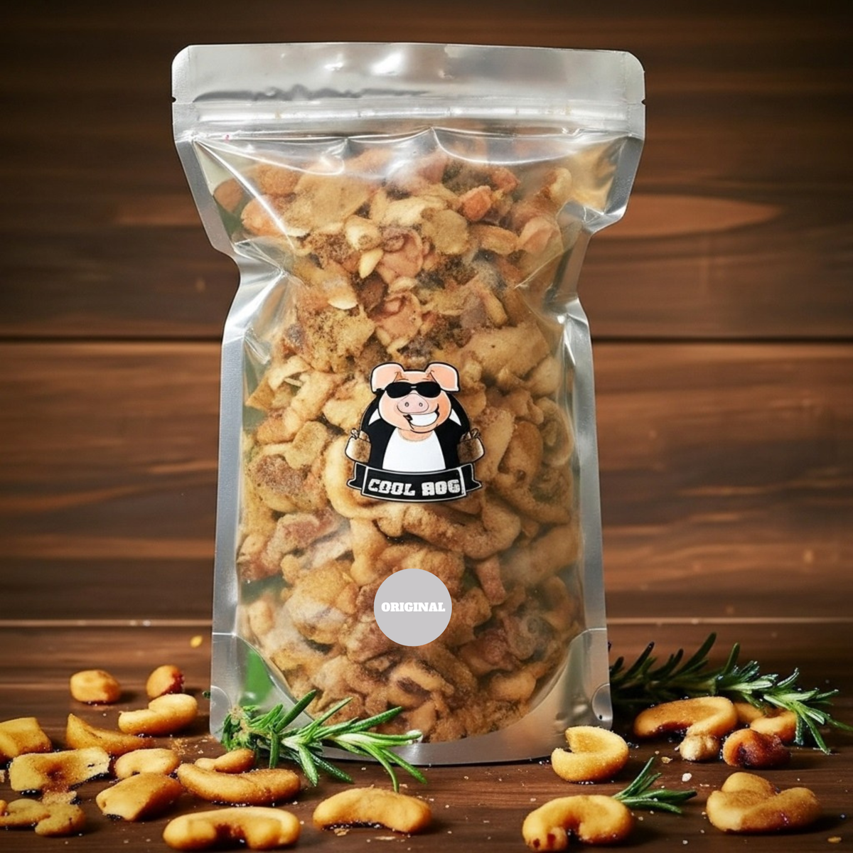Original Flavour Traditional Pork Scratching 500g Resealable Bag
