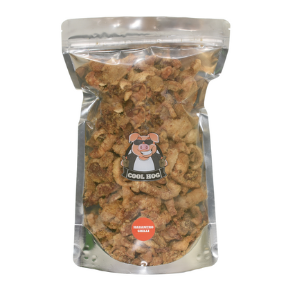 Habanero Chilli Flavour Pork Scratching Resealable Bag