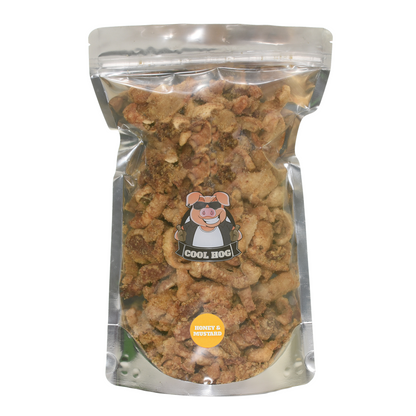 Honey & Mustard Flavour Pork Scratching Resealable Bag