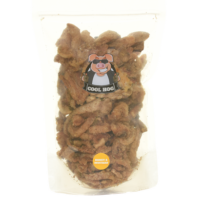 Honey & Mustard Flavour Pork Scratching Jar Refill - Cool Hog Snacks