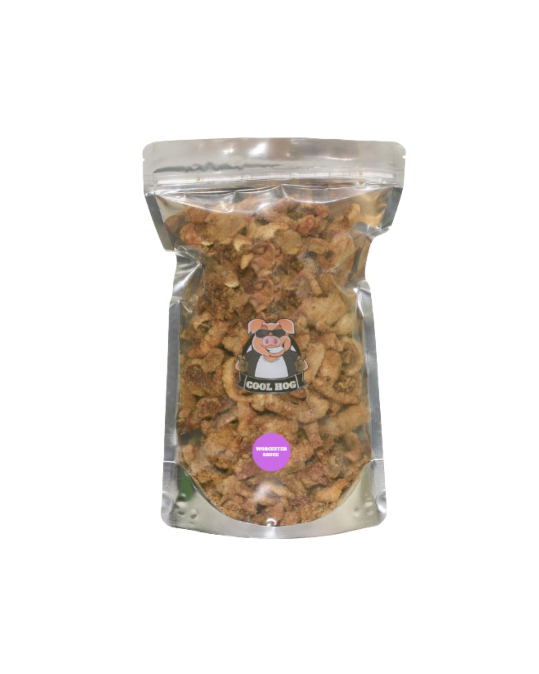 Limited Edition - Worcester Sauce Flavour Pork Scratching Resealable Bag