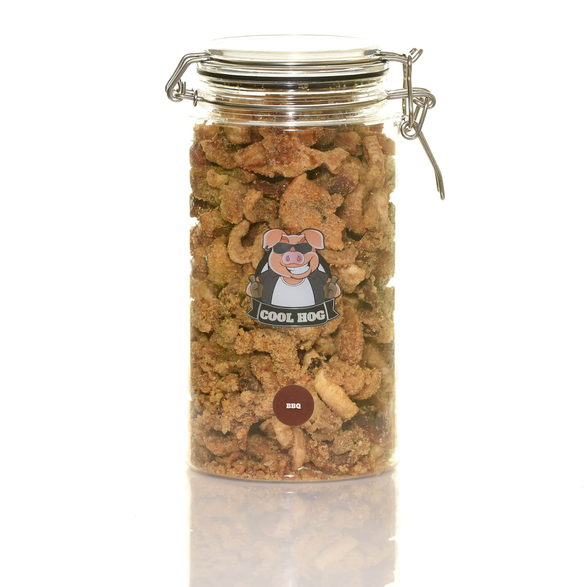 BBQ Flavour Pork Scratching Jar - Cool Hog Snacks