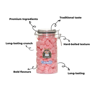 Fizzy Cherries Candy Candy Resealable Bag - 1KG - Cool Hog Snacks