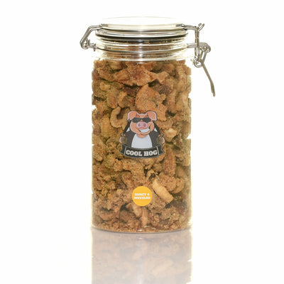Honey & Mustard Flavour Pork Scratching Jar - Cool Hog Snacks