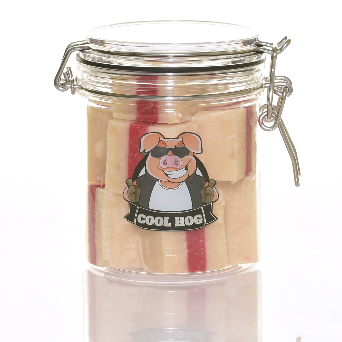 Jammie Dodger Flavour Fudge Jar - Cool Hog Snacks