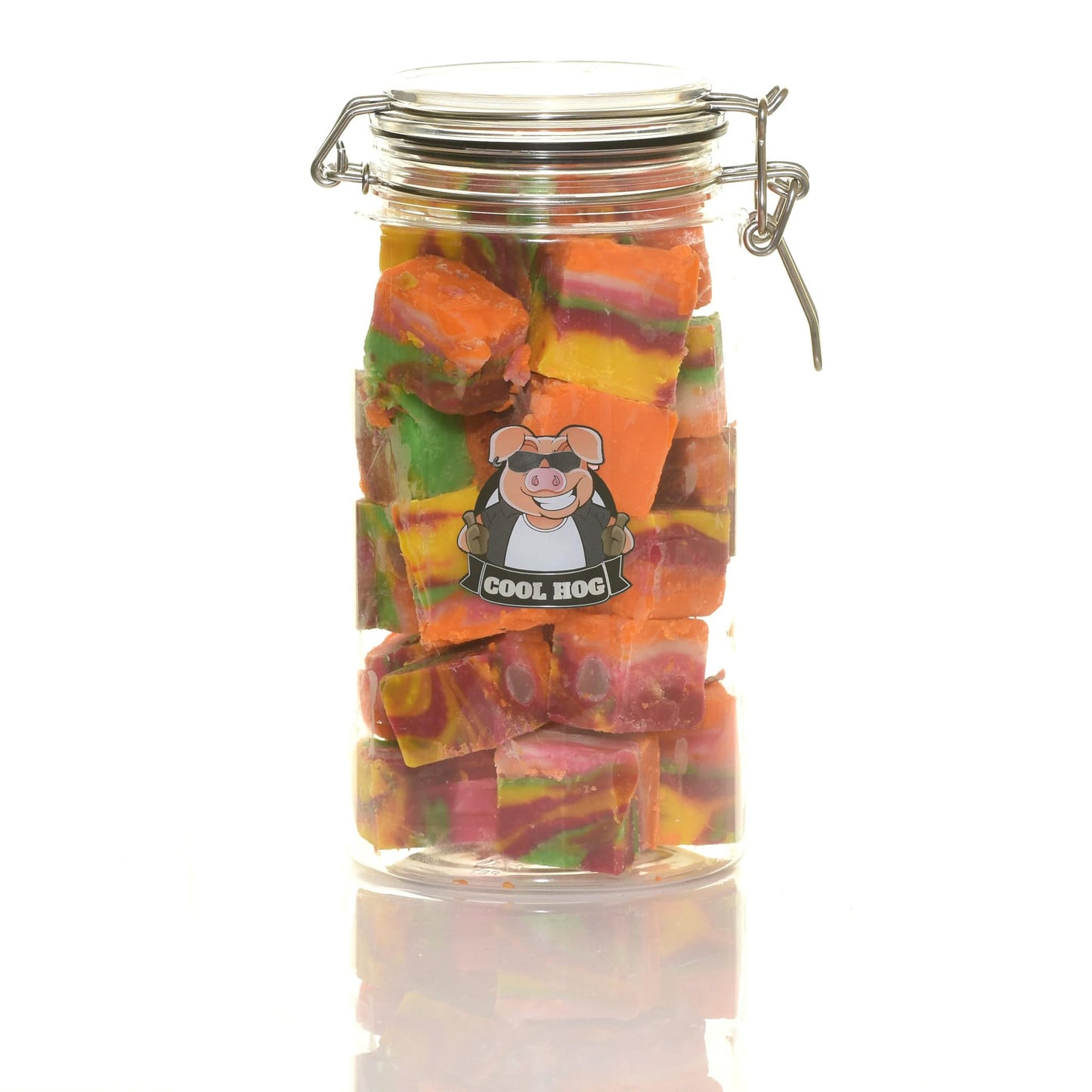 Jelly Bean Flavour Fudge Jar - Cool Hog Snacks