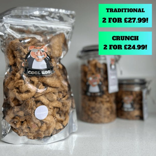 Original Flavour Pork Scratching Resealable Bag - Cool Hog Snacks