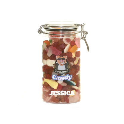 Personalised Candy Gifting Jar - Large - Cool Hog Snacks