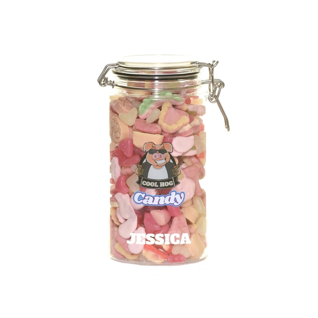 Personalised Candy Gifting Jar - Large - Cool Hog Snacks