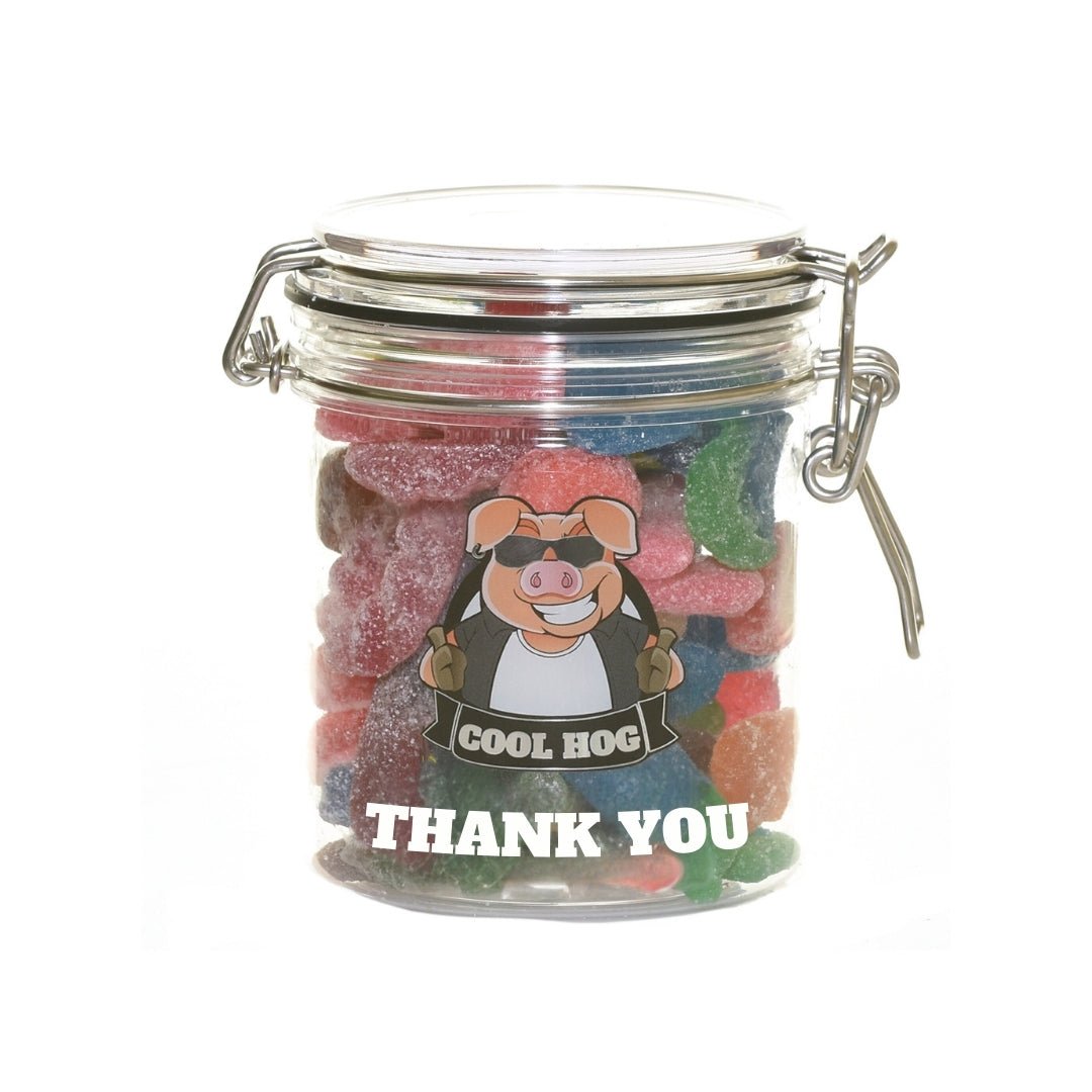 Personalised Candy Gifting Jar - Small - Cool Hog Snacks