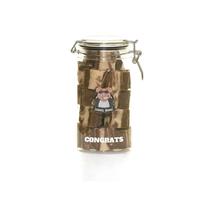 Personalised Handmade Fudge Jar - Large - Cool Hog Snacks