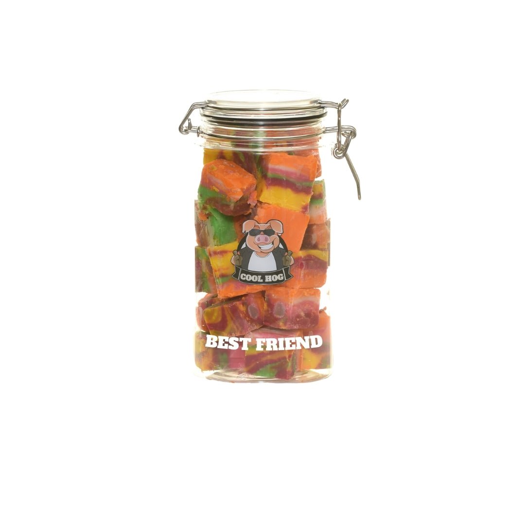 Personalised Handmade Fudge Jar - Large - Cool Hog Snacks