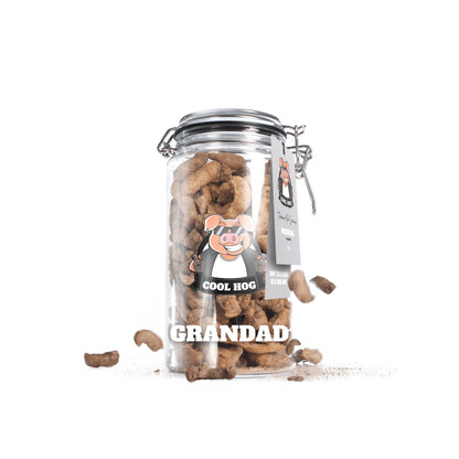 Personalised Pork Scratching Gifting Jar - Large - Cool Hog Snacks