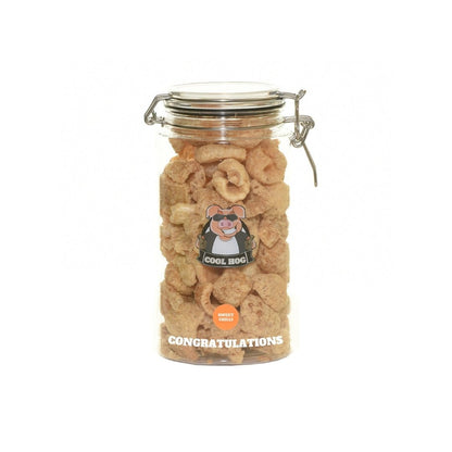 Personalised Pork Scratching Gifting Jar - Large - Cool Hog Snacks