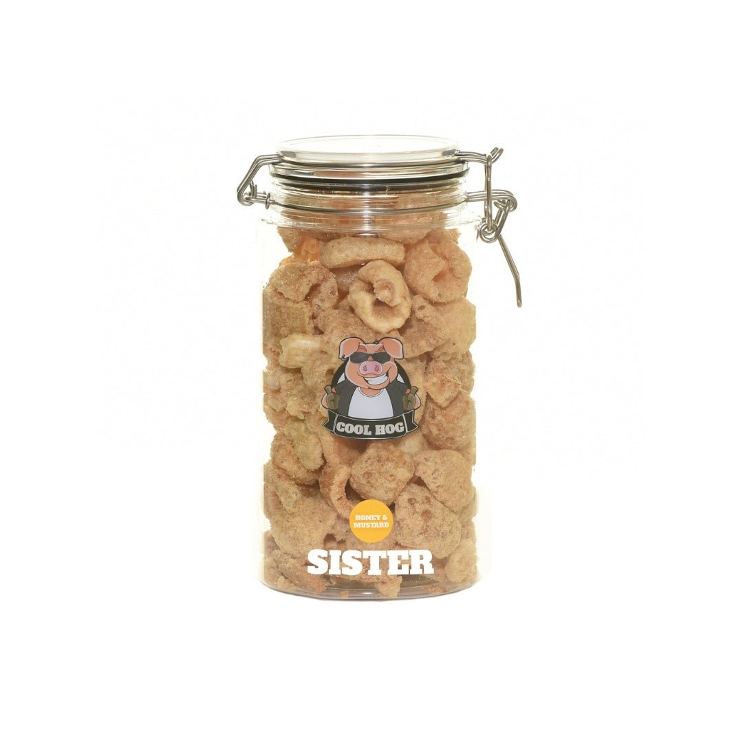 Personalised Pork Scratching Gifting Jar - Large - Cool Hog Snacks