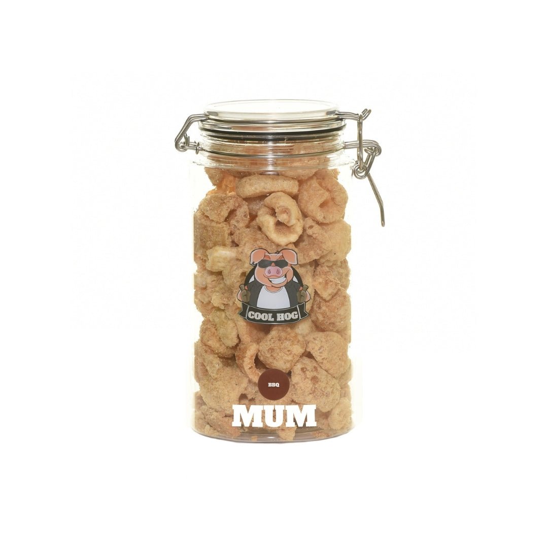 Personalised Pork Scratching Gifting Jar - Large - Cool Hog Snacks