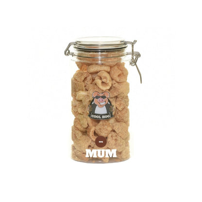 Personalised Pork Scratching Gifting Jar - Large - Cool Hog Snacks