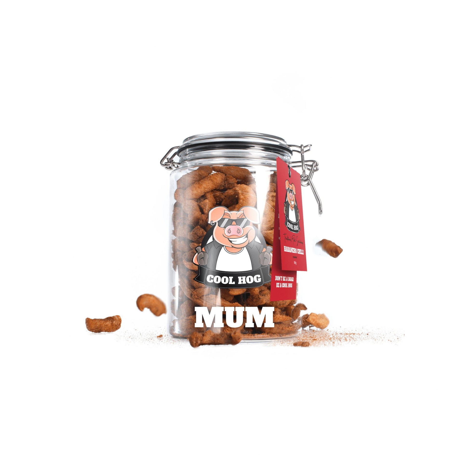 Personalised Pork Scratching Gifting Jar - Small - Cool Hog Snacks