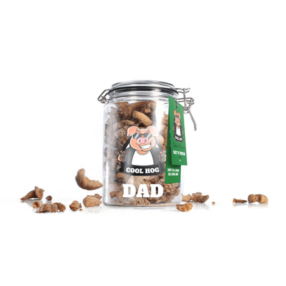 Personalised Pork Scratching Gifting Jar - Small - Cool Hog Snacks