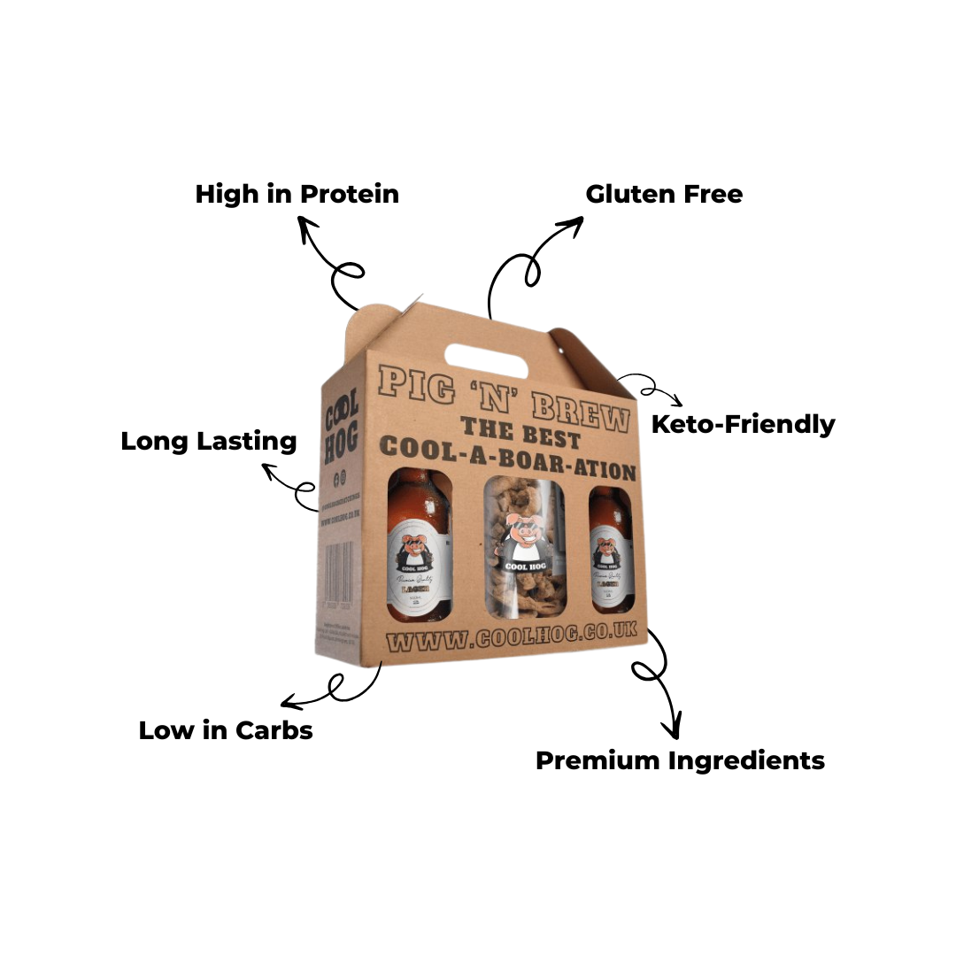 Pig ‘N’ Brew Gift Set - Cool Hog Snacks