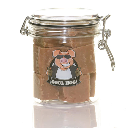 Salted Caramel Flavour Fudge Jar - Cool Hog Snacks