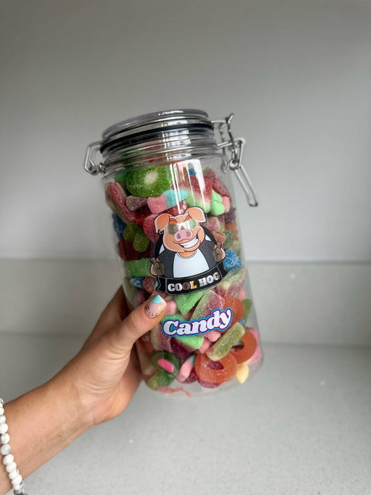 Vegan Assorted Fizzy Mix Gifting Jar - Cool Hog Snacks