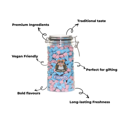 Vegan Assorted Fizzy Mix Resealable Bag - 1KG - Cool Hog Snacks