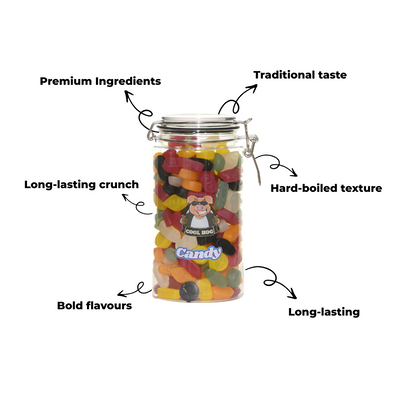 Traditional Wine Gums Candy Gifting Jar - Cool Hog Snacks